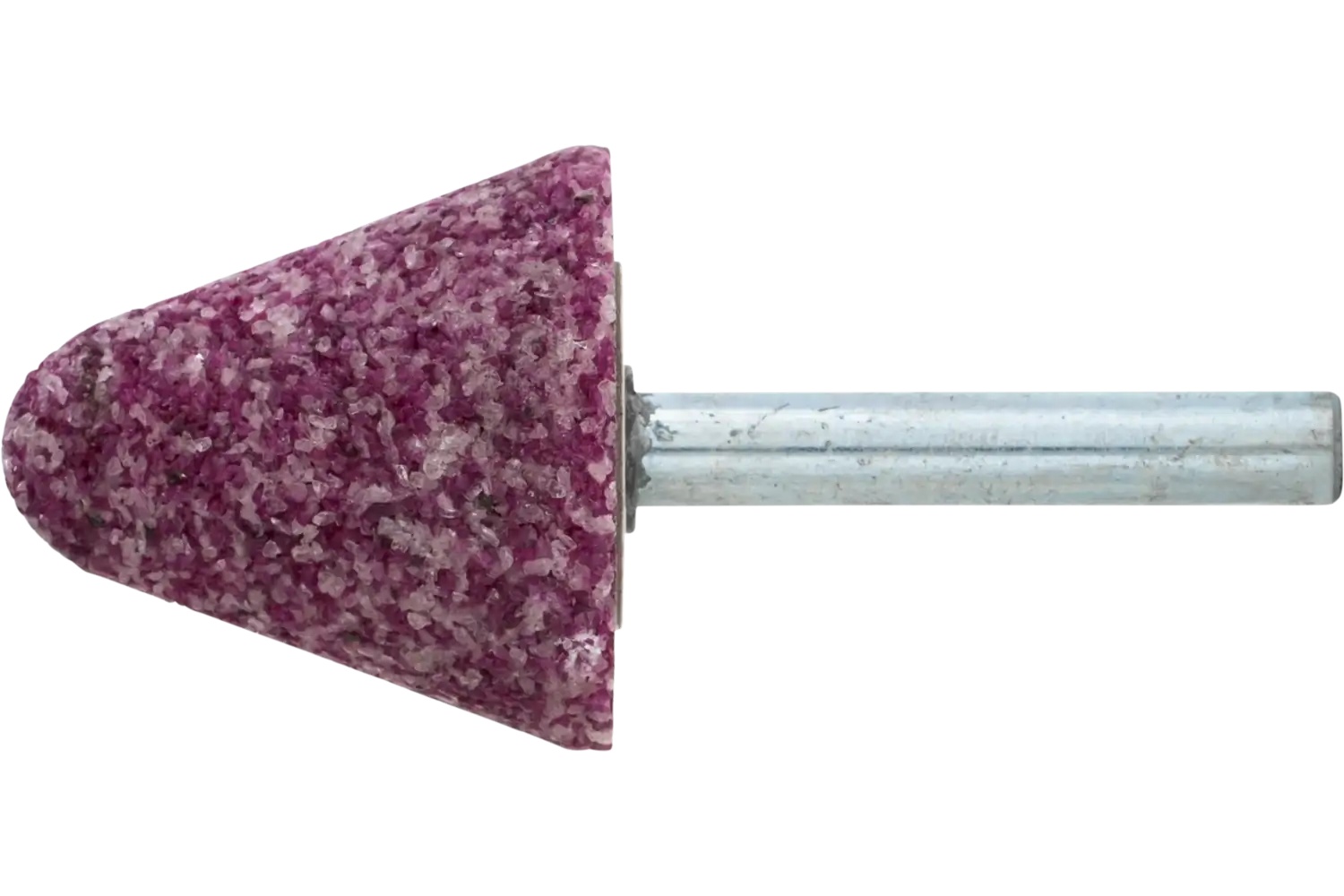 Picture of Pferd Vitrified Mounted Point, Steel, 1-1/4" x 1-1/4, 30 Grit, A4, AO, 1/4" Shank